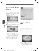 Preview for 62 page of LG BDS590 Owner'S Manual