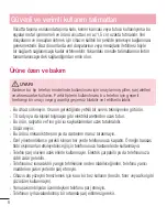 Предварительный просмотр 8 страницы LG Bello LG-D331TR User Manual