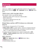 Предварительный просмотр 72 страницы LG Bello LG-D331TR User Manual