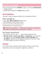 Предварительный просмотр 76 страницы LG Bello LG-D331TR User Manual