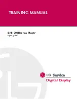 LG BH100 Training Manual preview