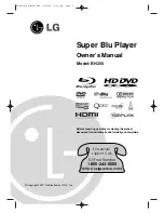 LG BH200 -  Super Blu Blu-Ray Disc Owner'S Manual preview