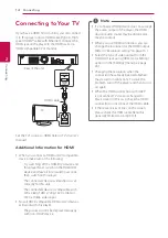 Предварительный просмотр 14 страницы LG BH5140S Owner'S Manual