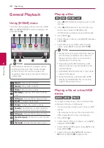 Предварительный просмотр 38 страницы LG BH6220C Owner'S Manual