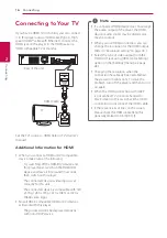 Предварительный просмотр 16 страницы LG BH6530TW Owner'S Manual