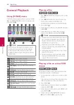 Preview for 40 page of LG BH6720S Owner'S Manual