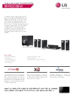 Preview for 1 page of LG BH9220BW Specifications