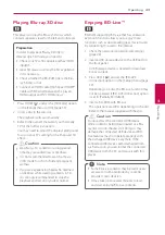 Preview for 43 page of LG BH9520TW Owner'S Manual