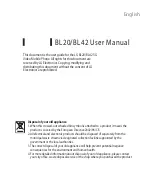 LG BL20 Chocolate User Manual preview