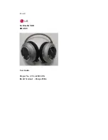 LG BlueBAND R BHS-200 User Manual preview