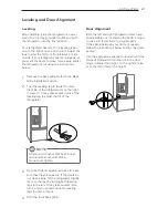 Preview for 21 page of LG BOTTOM FREEZERREFRIGERATOR Owner'S Manual