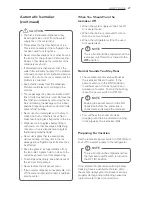 Preview for 27 page of LG BOTTOM FREEZERREFRIGERATOR Owner'S Manual