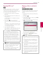 Предварительный просмотр 33 страницы LG BP220 Owner'S Manual