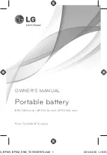 LG BP3 Owner'S Manual preview