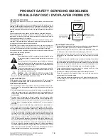 Preview for 4 page of LG BP330 Service Manual