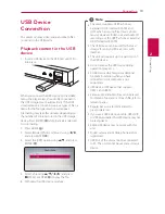 Предварительный просмотр 19 страницы LG BP335W Owner'S Manual