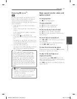 Preview for 31 page of LG BP691B Owner'S Manual