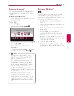 Preview for 47 page of LG BP730 Owner'S Manual