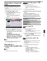 Preview for 41 page of LG BR625T Owner'S Manual