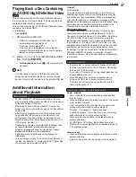 Preview for 47 page of LG BR625T Owner'S Manual