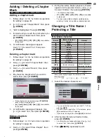 Preview for 49 page of LG BR625T Owner'S Manual