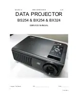 Preview for 1 page of LG BS254 Service Manual