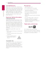 Preview for 4 page of LG BTS1 Owner'S Manual