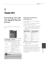 Preview for 78 page of LG BX585 Owner'S Manual