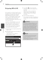 Предварительный просмотр 60 страницы LG BXC590 Owner'S Manual