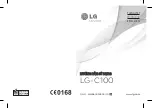 LG C100 User Manual preview