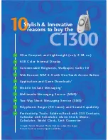 Preview for 2 page of LG C1300 Product Brochure