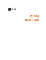 Предварительный просмотр 6 страницы LG C1300 User Manual