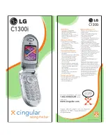 Preview for 1 page of LG C1300i -  Cell Phone Brochure