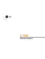 Preview for 101 page of LG C1500 User Manual