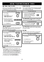 Preview for 12 page of LG C156XFA Owner'S Manual & Cooking Manual