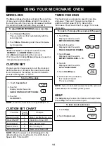 Preview for 14 page of LG C156XFA Owner'S Manual & Cooking Manual