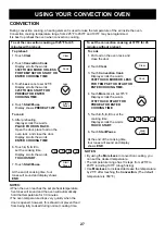 Preview for 27 page of LG C156XFA Owner'S Manual & Cooking Manual