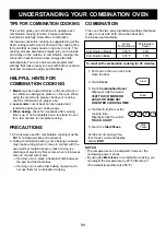 Preview for 31 page of LG C156XFA Owner'S Manual & Cooking Manual