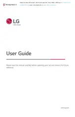 Предварительный просмотр 1 страницы LG C2 User Manual