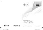 LG C305 User Manual preview