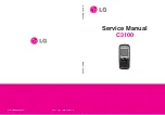 LG C3100 Service Manual preview