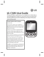 Preview for 59 page of LG C320i User Manual