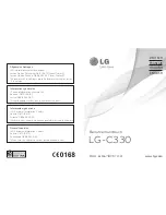 LG C330 User Manual preview