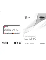 Предварительный просмотр 1 страницы LG C360 Manual