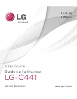 Preview for 1 page of LG C441 User Manual