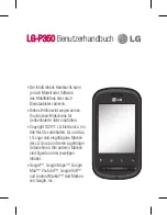 Preview for 3 page of LG C550 User Manual