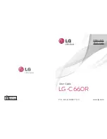 Preview for 1 page of LG C660R User Manual