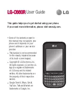 Preview for 3 page of LG C660R User Manual