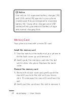 Preview for 24 page of LG C729 User Manual