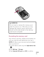 Preview for 25 page of LG C729 User Manual